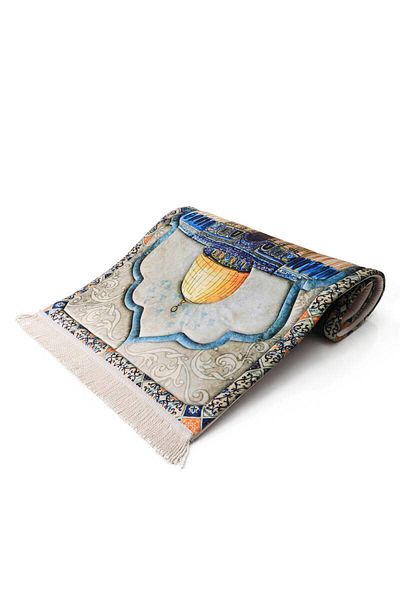 Bursa İpek Stone Quilted Sponge Prayer Rug