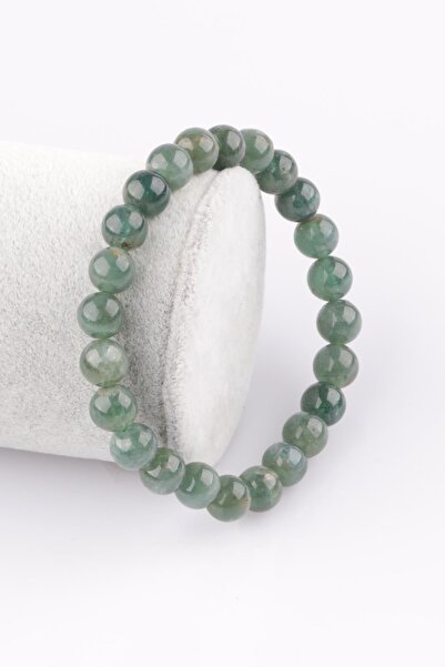 Alibaba Doğaltaş أباتيت (جودة Aa) سوار من الحجر الطبيعي 8 مم قطع كروي