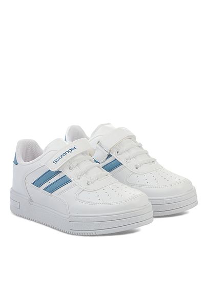 Slazenger Camp I Boy's Sneaker Shoes White / Saks Blue