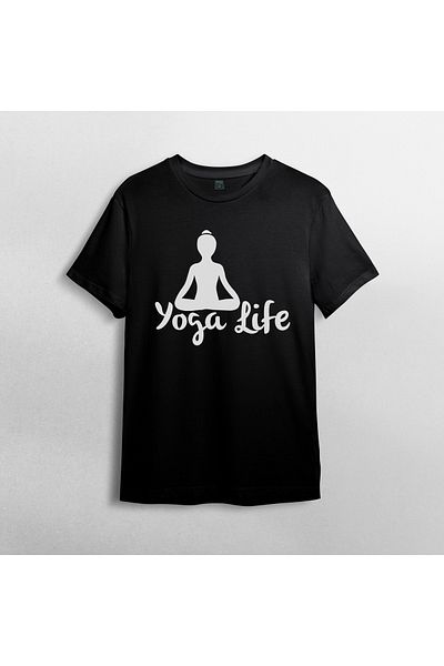 Pixxa Yoga - Yogi 100% Cotton Crew Neck T-Shirt Μοντέλο 6