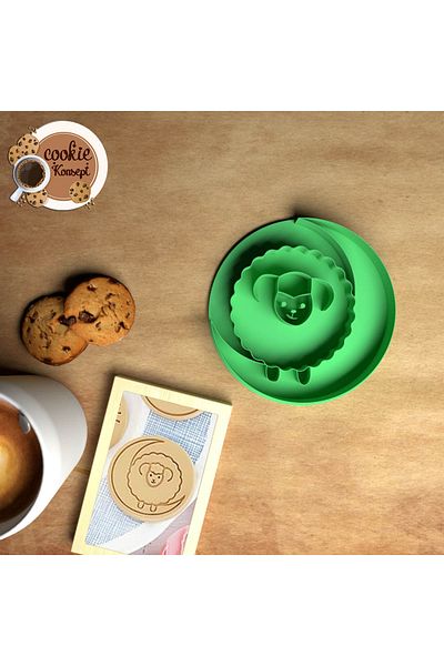 CookieKonsept دينية |   قالب بسكويت بطباعة خروف لمفهوم رمضان - ختم