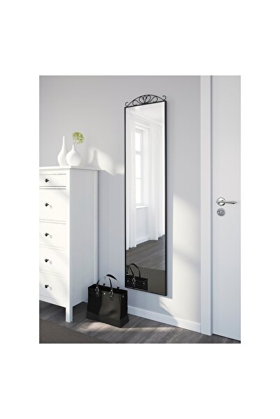 erorex Standing mirror, black, 40x167 cm