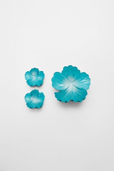 Stradivarius Pack of 3 floral hair clips