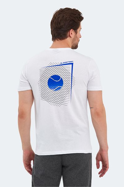 Slazenger Tricou alb pentru bărbați - Passage