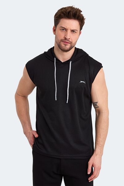 Slazenger Ανδρικό μπλουζάκι Rag Μαύρο
