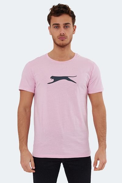 Slazenger Sector Ανδρικό T-shirt Ανοιχτό ροζ