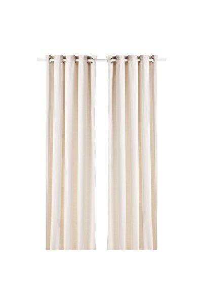 Generic Curtains, 1 pair, beige, 145x300 cm