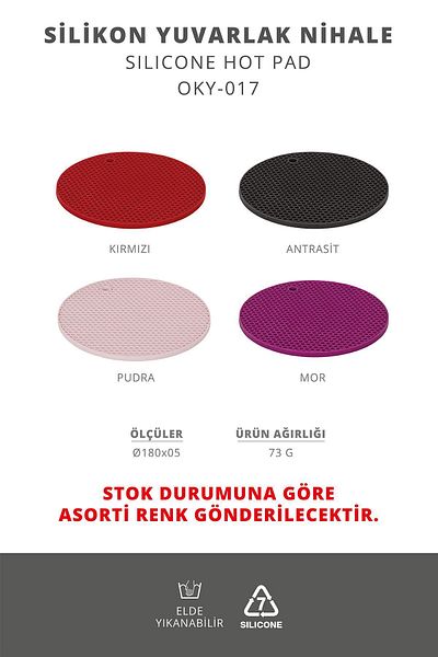 Okyanus Home Silicone Round Trivet