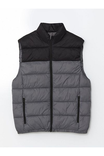 LC Waikiki Slim Fit Stand Collar Men's Puffer Vest