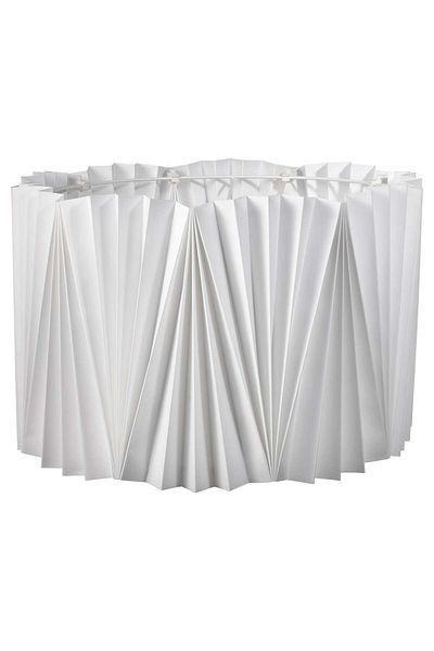 erorex Lamp shade, pleated white, 42 cm