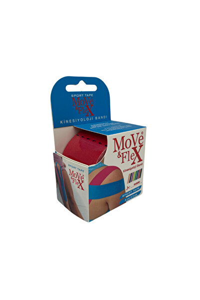 Move & Flex Bandă de kinesiologie roșie Move&Flex