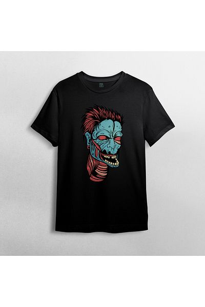 Pixxa Μπλουζάκι Walking Dead Zombie - 100% βαμβάκι, λαιμόκοψη, μοτίβο ζόμπι 5