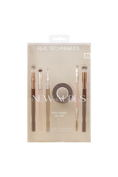 Real Techniques Rt-9960 New Nude Limited Edition Daily Eye Makeup Brush Set