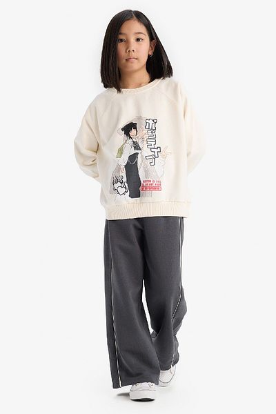 DeFacto Girls - Wide Leg and Elastic Waist Sweatpants D9250A825Sp