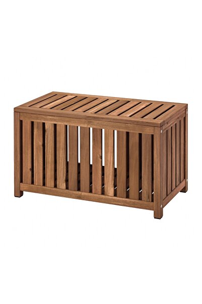 erorex Storage box, light brown stained indoor/outdoor, 80x40x45 cm