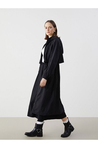 LC Waikiki Hooded Women's Raincoat