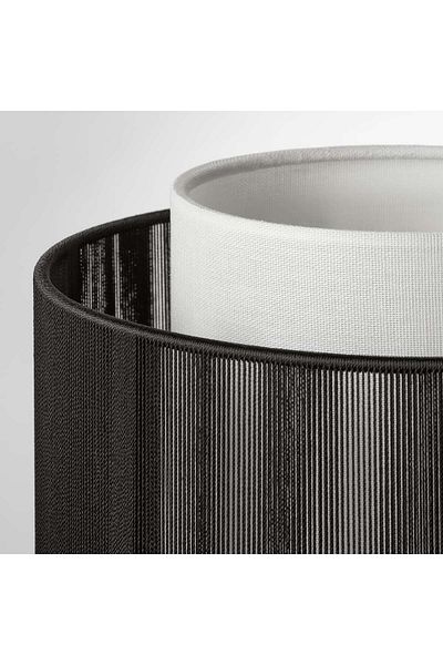 erorex Shade for speaker lamp base, textile/black