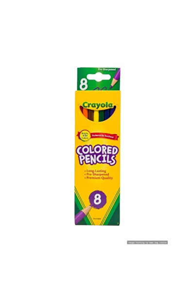 Crayola - Colored Pencils, Pre-Sharpened, Wooden Colored, Art Supplies, Sketc...