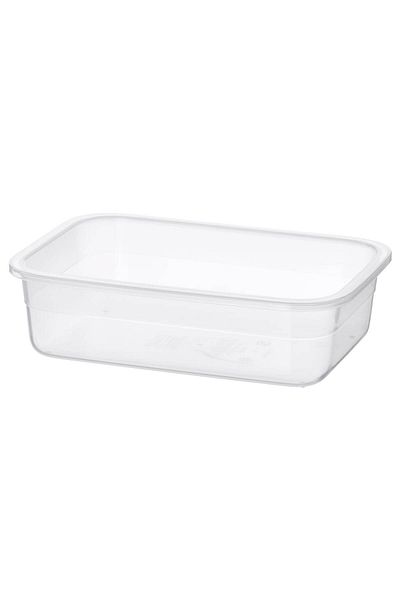 erorex Food container, rectangular/plastic, 1.0 l