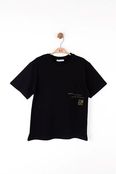 nk kids 48322 Tricou Diversitate 8/14 Negru