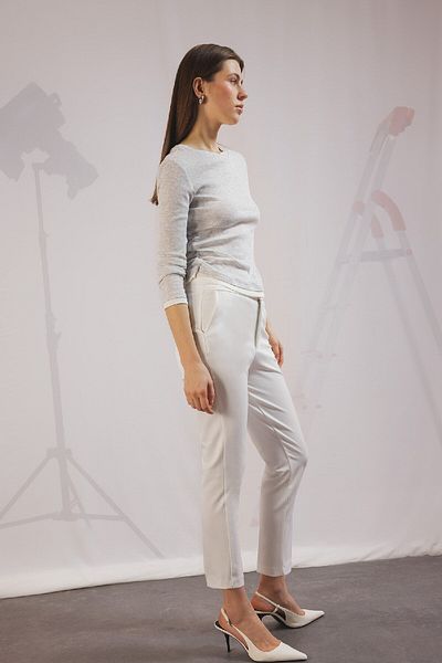 DeFacto Klassische Chino-Stoffhose mit normaler Taille, Basic, gerade Tasche, knöchellang, C1429ax25sp