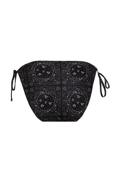 DeFacto Fall in Love – Bikinihose mit Schalkragen und Muster in normaler Passform C3177AX24SM