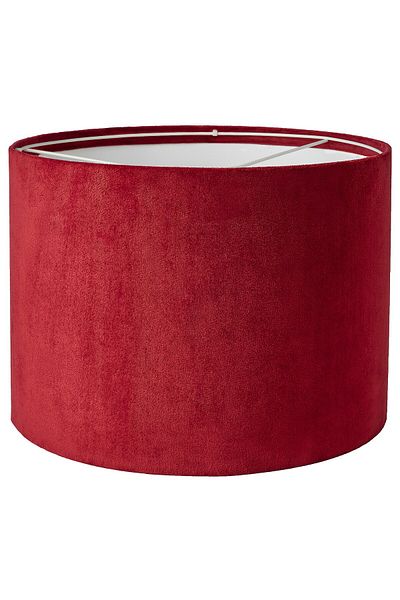 erorex Lamp shade, dark red velvet, 33 cm
