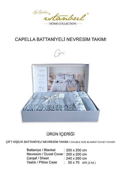 İyi Geceler İstanbul Set cuvertură de pilota Good Night Istanbul Capella (dublu)