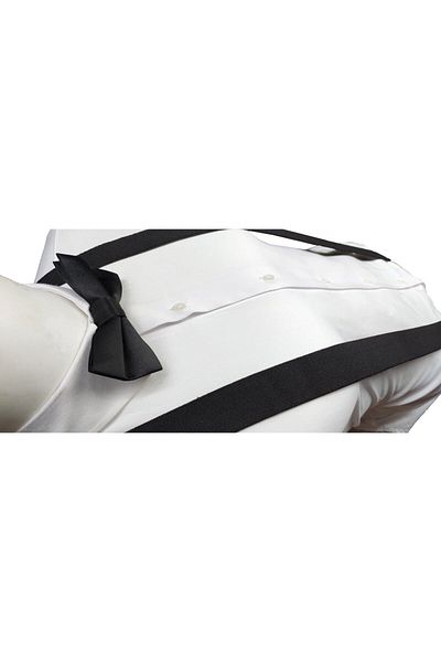Elegante Cravatte Σετ ζαρτιέρες και παπιγιόν σε μαύρο χρώμα