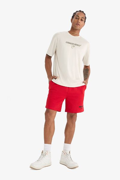 DeFacto Nba Miami Heat Fit Short Leg Shorts E2344Ax25Sp