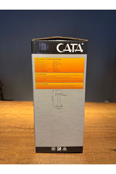 Cata CT8430 LİZBON ŞARJLI MASA LAMBASI DOKUNMATİK 3 MODLU  BEYAZ/GÜNIŞIĞI/4000K