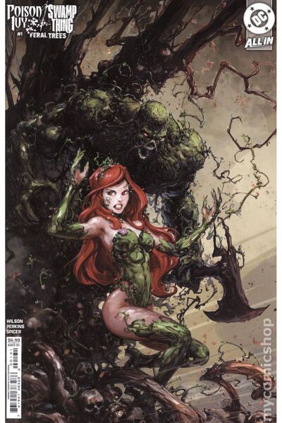 Kolektif Kitap Poison Ivy Swamp Thing Feral Trees #1C (ingilizce)