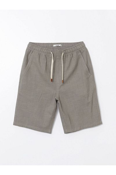 LC Waikiki New Season Standard Style Linen Mixed Men's Shorts - S5Er31Z8