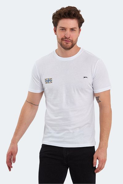 Slazenger Λευκό ανδρικό μπλουζάκι - Pacet