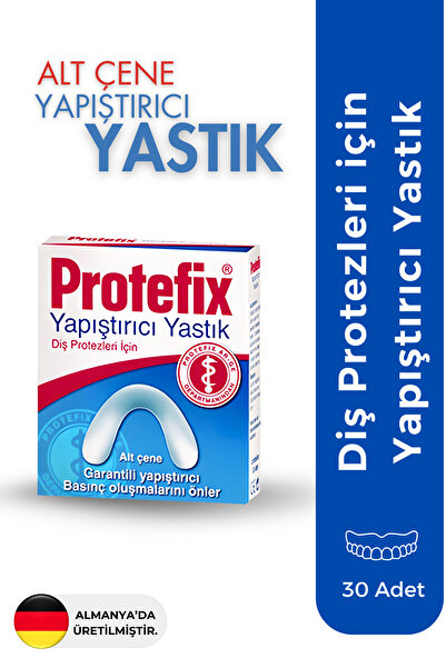 Protefix Diş Protezleri Için Alt Çene Yapıştırıcı Yastık 30 Adet