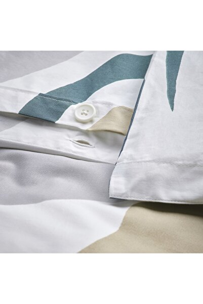 erorex Duvet cover and 2 pillowcases, multicolour, 240x220/50x80 cm