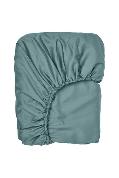 erorex Fitted sheet, blue-green, 90x200 cm