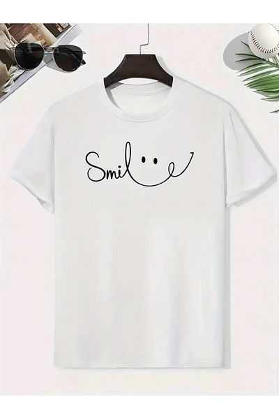 npLStore Tricou oversize cu imprimeu Kids Smile