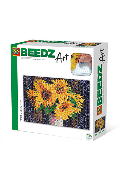 SES Creative Set de mărgele termoadezive Beedz Art - Floarea-soarelui