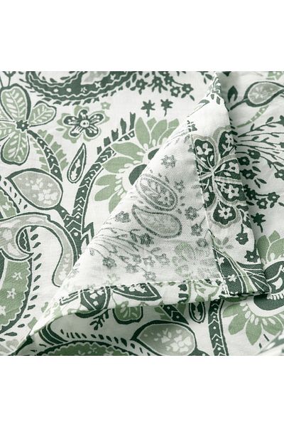 erorex Flat sheet, green/white, 150x260 cm
