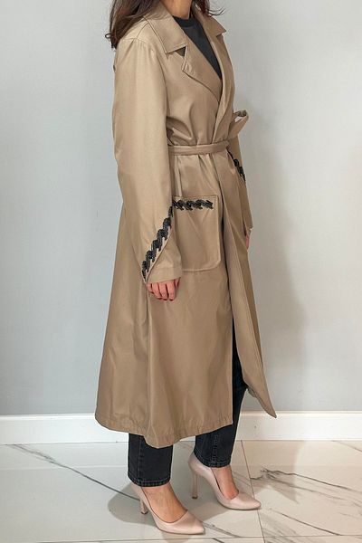 REMSA Μπουφάν με κουκούλα 17000 Model Embroidered Mink