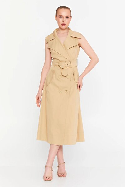 KAMEYA Double Breasted Belted Dress 25S40711