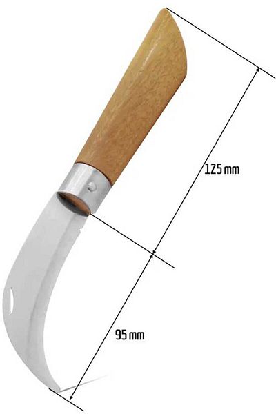 ALASTOR Tie Vaccine Knife Curved Tip Vaccine Knife Set of 2 22 cm
