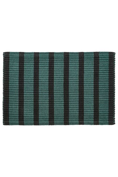 erorex Door mat, blue-green/black, 40x60 cm