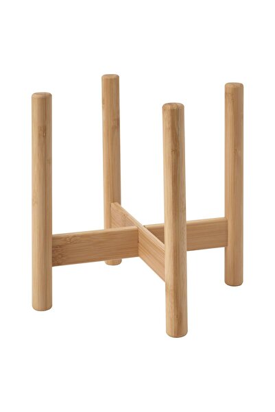 Generic Plant stand, bamboo, 21 cm