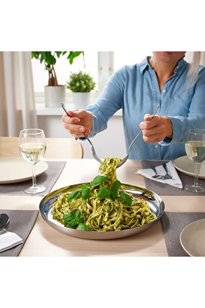 erorex Serving plate, stainless steel, 32 cm