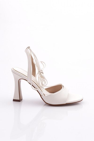 DGN Pantofi de damă rochie de seară albă - 86212821