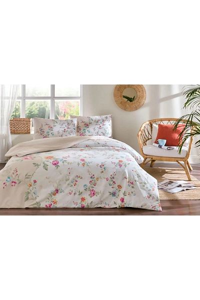 Özdilek Rosa Gallica Nev Single Duvet Cover Set - Cream