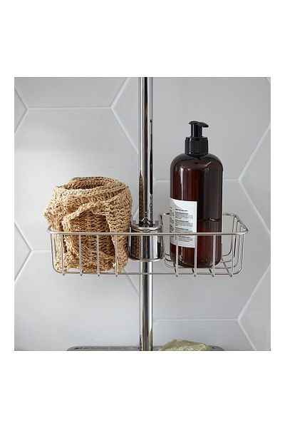 erorex Shower shelf, chrome-plated, 25x6 cm