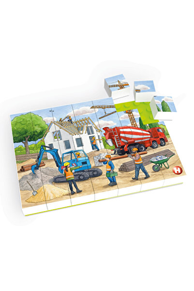 Hubelino 35 Parça Puzzle İnşaat Sahası 410207